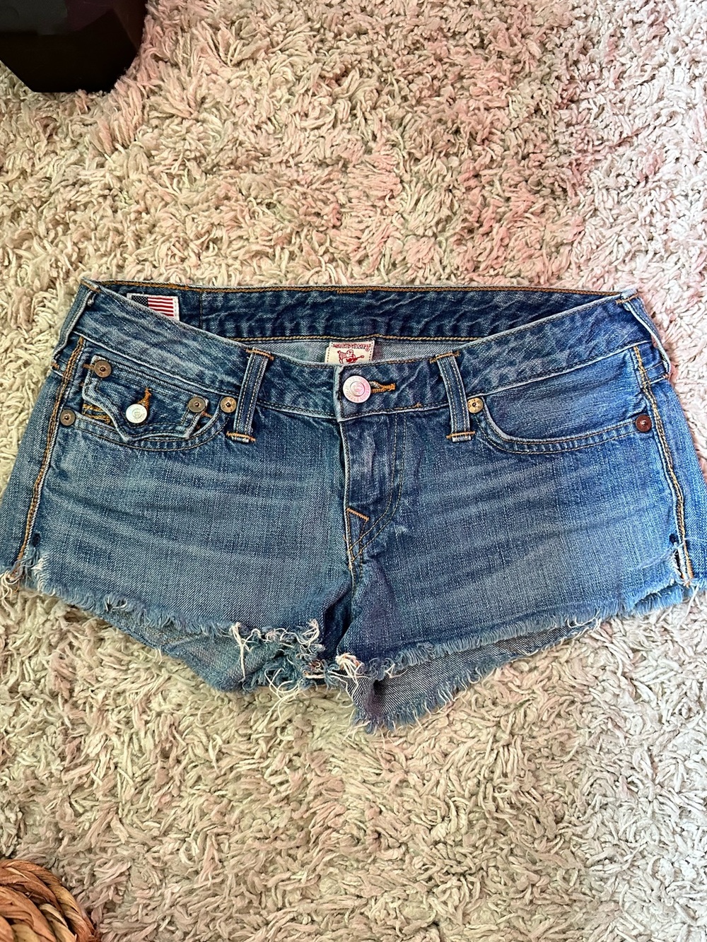 Vintage True Religion Jean shorts